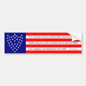 Generaal Sherman's Battle Flag Bumpersticker (Voorkant)