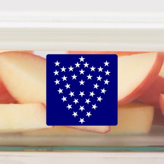 Generaal Sherman's Battle Flag Stickers Blad (Aangebracht)