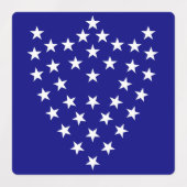 Generaal Sherman's Battle Flag Stickers Blad (Design 1)