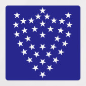 Generaal Sherman's Battle Flag Stickers Blad (Design 2)