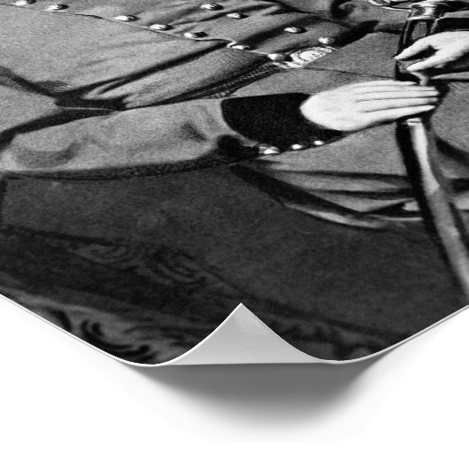 Generaal Simon Bolivar Buckner Portret Poster (Hoek)