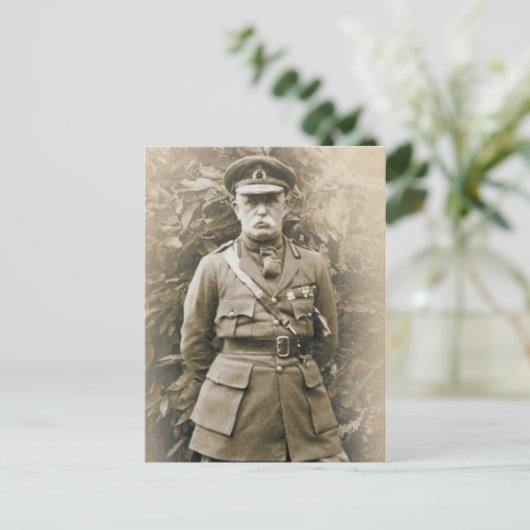 Generaal Sir John French Briefkaart (Staand voorkant)