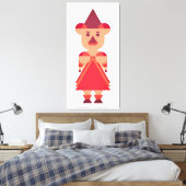 Generaal Soldaat Canvas Afdruk (Insitu (Slaapkamer))