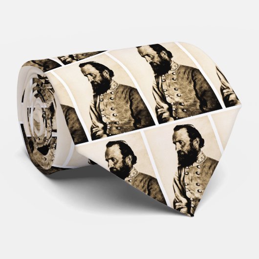 Generaal Stonewall Jackson Civil War Legend Stropdas (Opgerold)