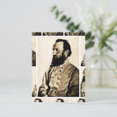 Generaal Stonewall Jackson Legende Burgeroorlog Briefkaart (Staand voorkant)