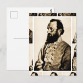 Generaal Stonewall Jackson Legende Burgeroorlog Briefkaart (Voorkant / Achterkant)