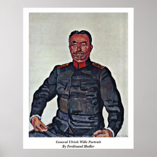 Generaal Ulrich Wille Portret van Ferdinand Hodler Poster