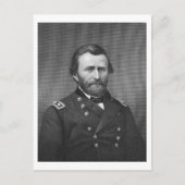 Generaal Ulysses Simpson Grant, gegraveerd na een Briefkaart (Voorkant)