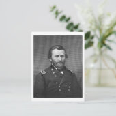 Generaal Ulysses Simpson Grant, gegraveerd na een Briefkaart (Staand voorkant)