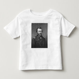 Generaal Ulysses Simpson Grant, gegraveerd na een Kinder Shirts