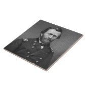 Generaal Ulysses Simpson Grant, gegraveerd na een Tegeltje (Zijkant)