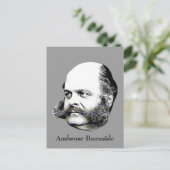 Generaal van de burgeroorlog Ambrose Burnside Briefkaart (Staand voorkant)