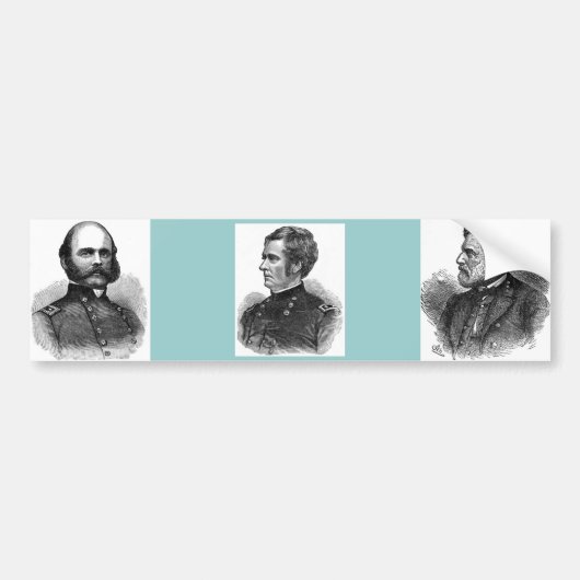 Generaal van de burgeroorlog bumpersticker (Voorkant)