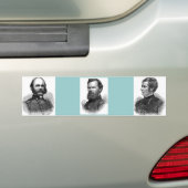 Generaal van de burgeroorlog bumpersticker (Op auto)