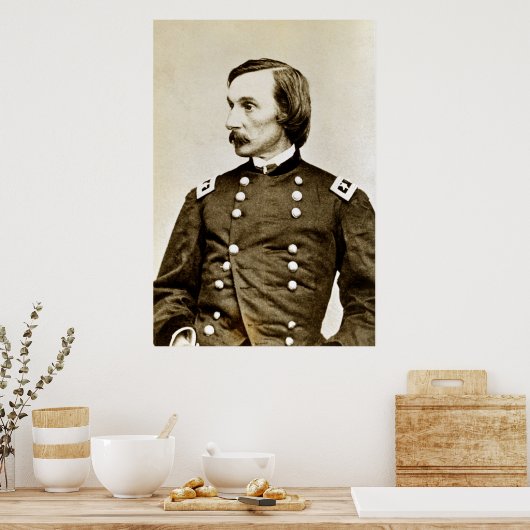 Generaal van de Burgeroorlog G.K. Warren Poster (Keuken)