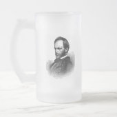 Generaal van de burgeroorlog matglas bierpul (Links)