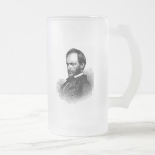 Generaal van de burgeroorlog matglas bierpul