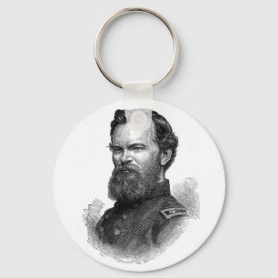 Generaal van de burgeroorlog sleutelhanger