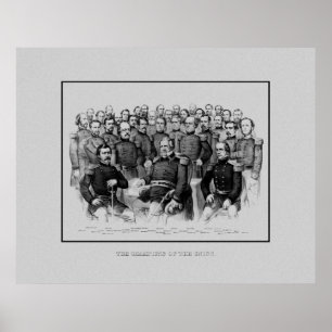 Generaal van de burgeroorlog van de Unie Poster