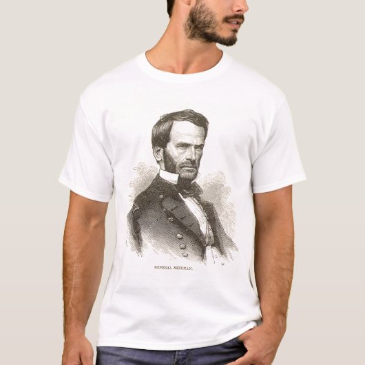 Generaal W. T Sherman T-Shirt (Voorkant)