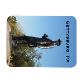Generaal Warren-standbeeld in Gettysburg PA Magneet (Horizontaal)