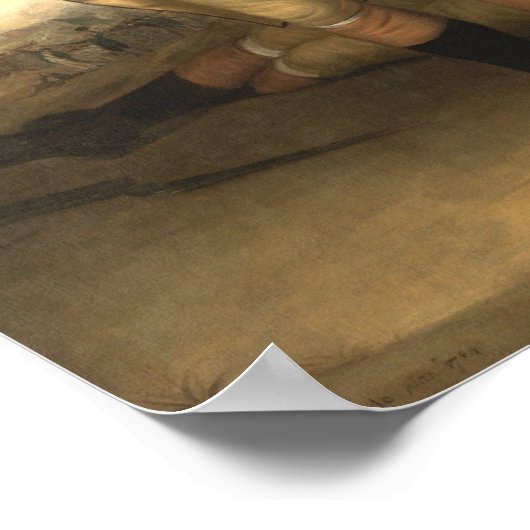 Generaal Washington bij de slag om Princeton Poster (Hoek)