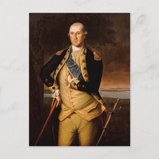 Generaal Washington Briefkaart (Voorkant)