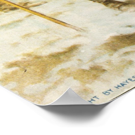 Generaal Washington Inspectie van de gevangen kleu Poster (Hoek)