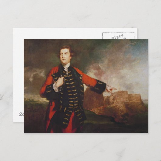 Generaal William Keppel Briefkaart (Voorkant / Achterkant)