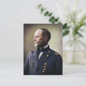 Generaal William Sherman Briefkaart (Staand voorkant)