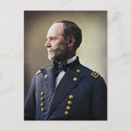 Generaal William Sherman Briefkaart