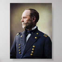 Generaal William Sherman Poster