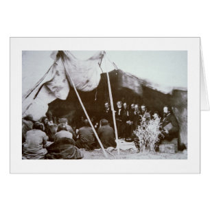 Generaal William T. Sherman (1820-1991) is voorzit