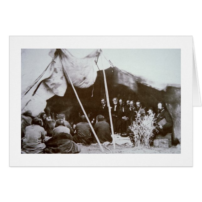 Generaal William T. Sherman (1820-1991) is voorzit (Voorkant Horizontaal)