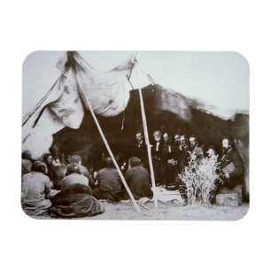 Generaal William T. Sherman (1820-1991) is voorzit Magneet
