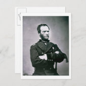 Generaal William T. Sherman (1820-91) (foto) Briefkaart (Voorkant / Achterkant)