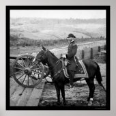 Generaal William Tecumsah Sherman 1864 Poster (Voorkant)