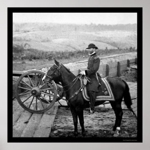 Generaal William Tecumsah Sherman 1864 Poster
