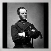 Generaal William Tecumseh Sherman, 1865. Poster (Voorkant)