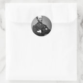 Generaal William Tecumseh Sherman, 1865. Ronde Sticker (Tas)