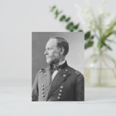 Generaal William Tecumseh Sherman Briefkaart (Staand voorkant)
