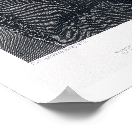 Generaal William Tecumseh Sherman, gegraveerd na e Poster (Hoek)