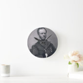 Generaal William Tecumseh Sherman, gegraveerd na e Ronde Klok (Huis)
