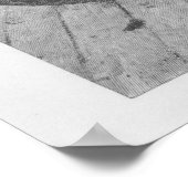 Generaal William Tecumseh Sherman in Atlanta Poster (Hoek)