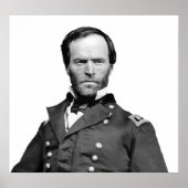 Generaal William Tecumseh Sherman Poster (Voorkant)