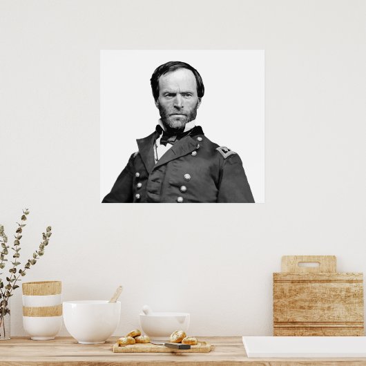 Generaal William Tecumseh Sherman Poster (Keuken)