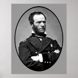 Generaal William Tecumseh Sherman Poster