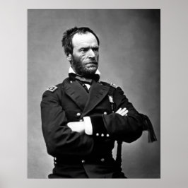 Generaal William Tecumseh Sherman Poster