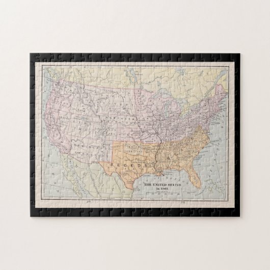 Generaal Winfield Scott's Anaconda plan in 1861, Legpuzzel (Horizontaal)