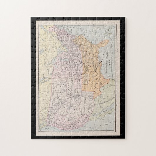 Generaal Winfield Scott's Anaconda plan in 1861, Legpuzzel (Verticaal)